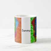 Sammyの二重小犬のマグ コーヒーマグカップ (中央)