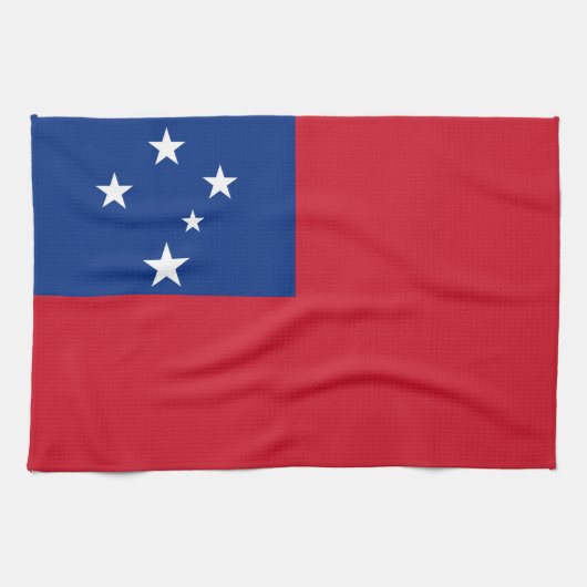 Samoa Flag キッチンタオル (横)