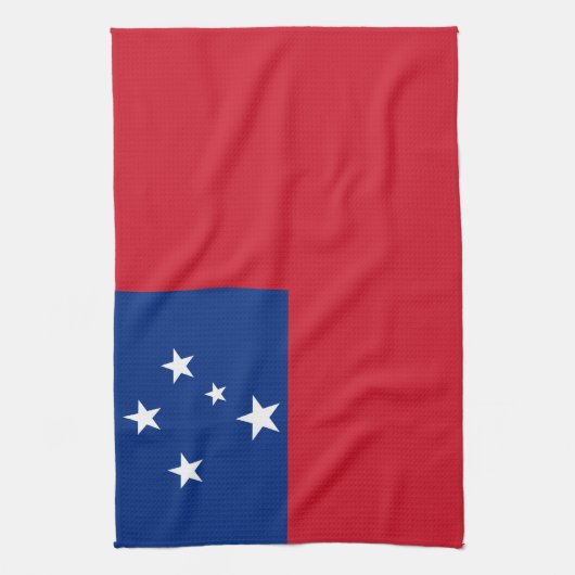 Samoa Flag キッチンタオル (縦)