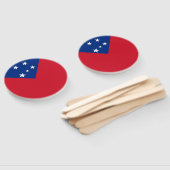 Samoa Flag ハンドファン (組立なし)