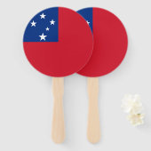 Samoa Flag ハンドファン (正面&裏面)