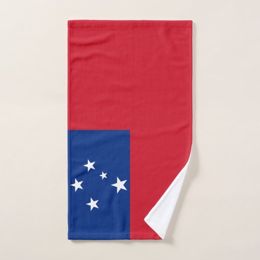 Samoa Flag バスタオルセット (ハンドタオル)