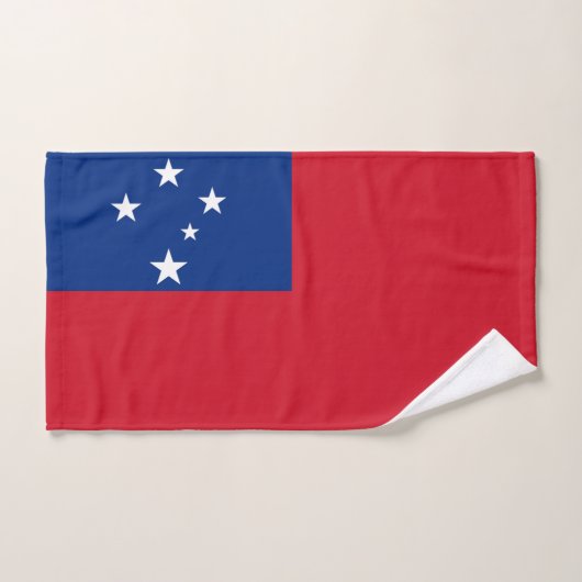 Samoa Flag バスタオルセット (ハンドタオル)
