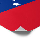 Samoa Flag ポスター (角)