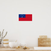 Samoa Flag ポスター (キッチン)