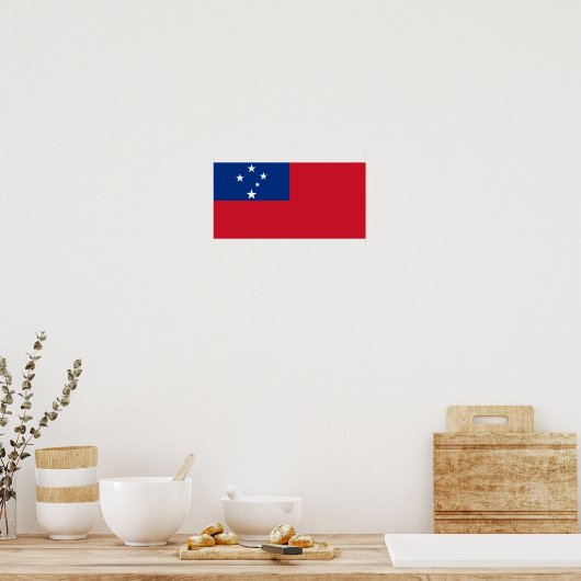 Samoa Flag ポスター (キッチン)