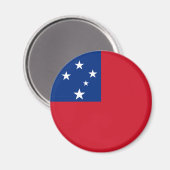 Samoa Flag マグネット (正面/裏面)