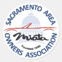 SAMOA Logo sticker ラウンドシール