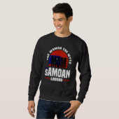 Samoa Samoan Samoa Flag Mothers Day スウェットシャツ (正面フル)