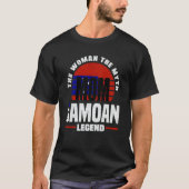 Samoa Samoan Samoa Flag Mothers Day Tシャツ (正面)