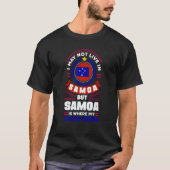 Samoa Samoan Samoa Flag Quote Tシャツ (正面)