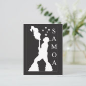SamoaBlackWhite.ai ポストカード (スタンド正面)