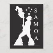 SamoaBlackWhite.ai ポストカード (正面)