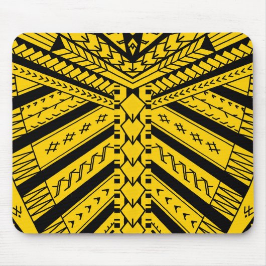 Samoanのサニービルウィリアムスの入れ墨のラグビープレーヤー マウスパッド (正面)