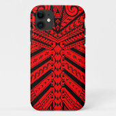 Samoanのサニービルウィリアムスの入れ墨のラグビープレーヤー Case-Mate iPhoneケース (裏面)