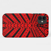 Samoanのサニービルウィリアムスの入れ墨のラグビープレーヤー Case-Mate iPhoneケース (裏面(横))