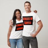 Samoanの用心して下さい Tシャツ (ユニセックス)