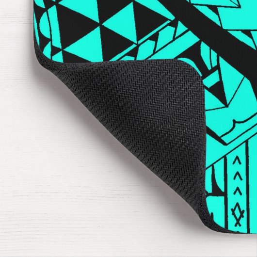 Samoanまたはポリネシアの種族の形および記号 マウスパッド (コーナー)