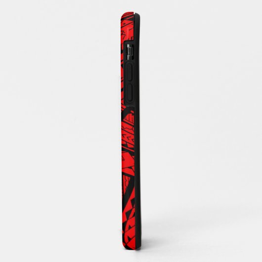 Samoanまたはポリネシアの種族の形および記号 Case-Mate iPhoneケース (裏面/左)