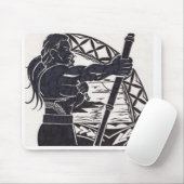 Samoanデザインのマウスパッド マウスパッド (マウス)