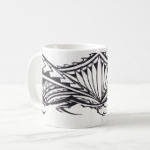 Samoanデザインのマグ コーヒーマグカップ (正面左)