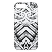 Samoan入れ墨のデザインの芸術パターン Case-Mate iPhoneケース (裏面)