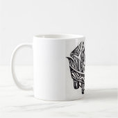 Samoan種族のデザインのマグ コーヒーマグカップ (左)