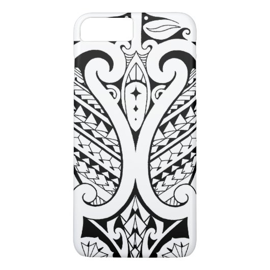 Samoan要素との種族のポリネシアのtatoo Case-Mate iPhoneケース (裏面)