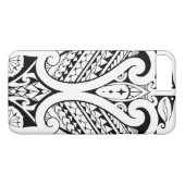Samoan要素との種族のポリネシアのtatoo Case-Mate iPhoneケース (裏面(横))