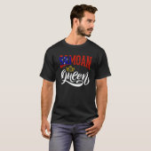Samoan Queen Samoa Samoan Samoa Flag Tシャツ (正面フル)