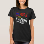 Samoan Queen Samoa Samoan Samoa Flag Tシャツ (正面)