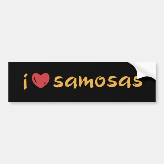 Samosa愛 バンパーステッカー (正面)