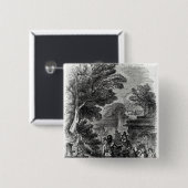 Samosetのインドの訪問者 缶バッジ (正面&裏面)