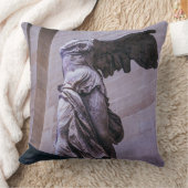 Samothraceのルーバー、パリの飛んだ勝利 クッション (ブランケット)