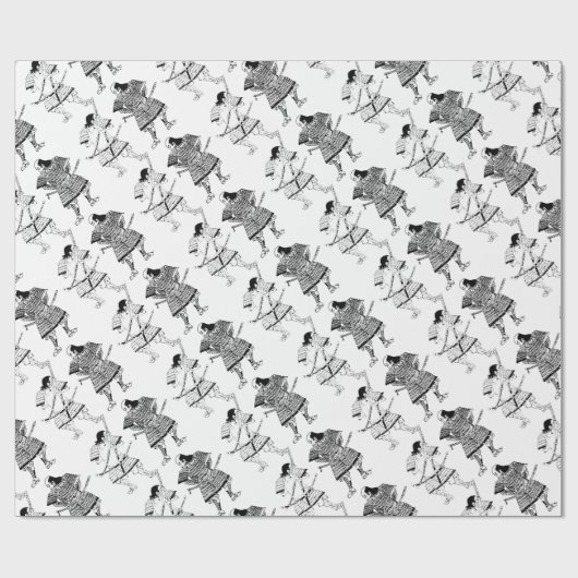 Samouraï ラッピングペーパー (フラット)