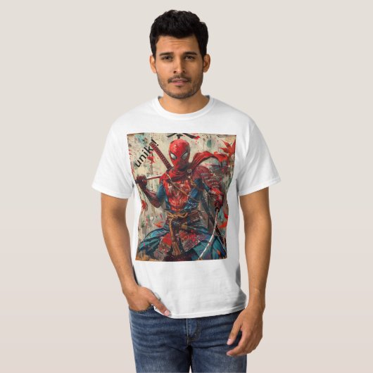 samouraï spidey tシャツ (正面フル)