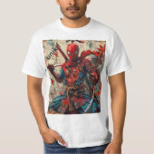 samouraï spidey tシャツ (正面)