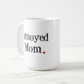 Samoyedのお母さんのマグ コーヒーマグカップ (正面左)