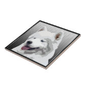 Samoyedのセラミックタイル タイル (側面)
