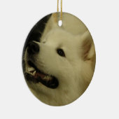 Samoyedの子犬のオーナメント セラミックオーナメント (右)