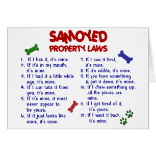 SAMOYEDの特性の法律2