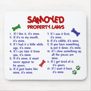 SAMOYEDの特性の法律2 マウスパッド