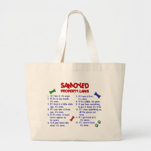 SAMOYEDの特性の法律2 ラージトートバッグ
