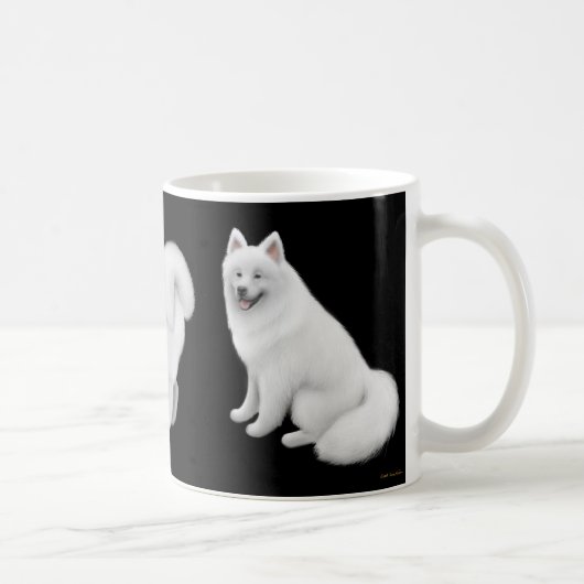 Samoyedはマグの後をつけます コーヒーマグカップ (右)