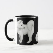 Samoyedは信号器のマグの後をつけます マグカップ (左)