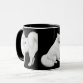 Samoyedは信号器のマグの後をつけます マグカップ (正面左)