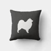 Samoyedシルエット クッション (裏面)