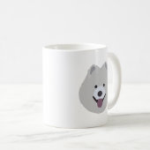 Samoyed犬のマグ コーヒーマグカップ (正面右)