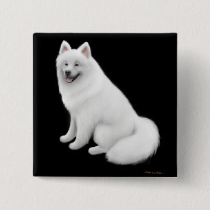 Samoyed犬Pin 缶バッジ