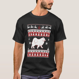 Samoyed醜いクリスマスセータークリスマスTシャツ – Samo Tシャツ